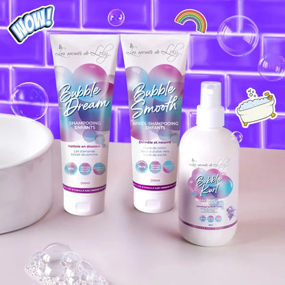 Les Essentiels Anti-Noeuds -  Shampooing, après-shampooing et spray démêlant pour les enfants